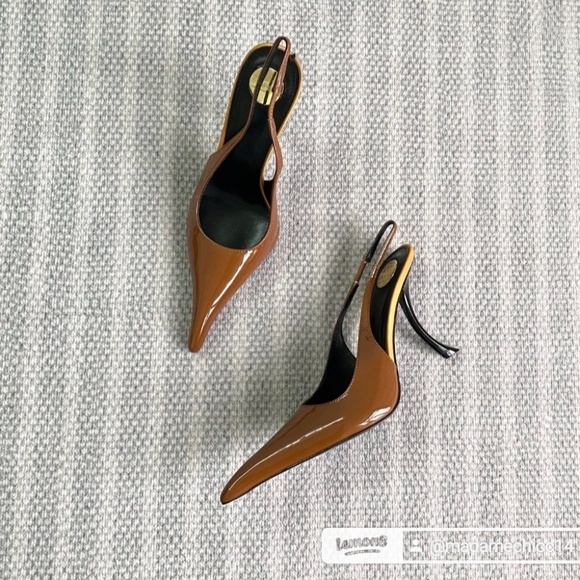 AMALIA slingback pumps in patent leather - Picture 2 of 5